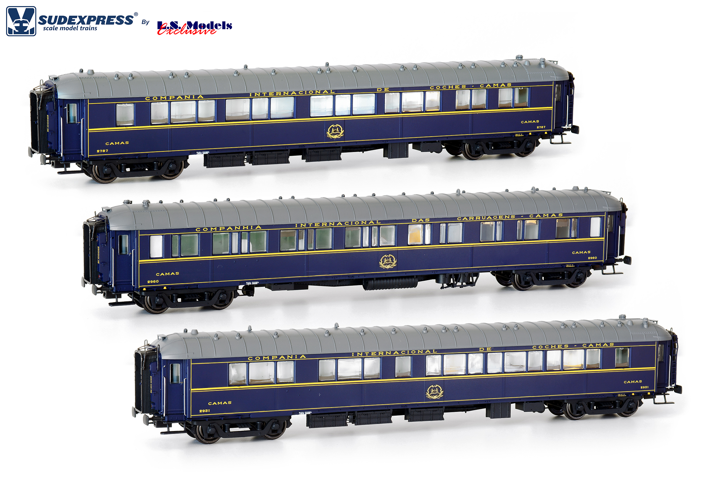 Ciwl Sleeper Coach S2 2796 Sudexpress Scale Model Trains