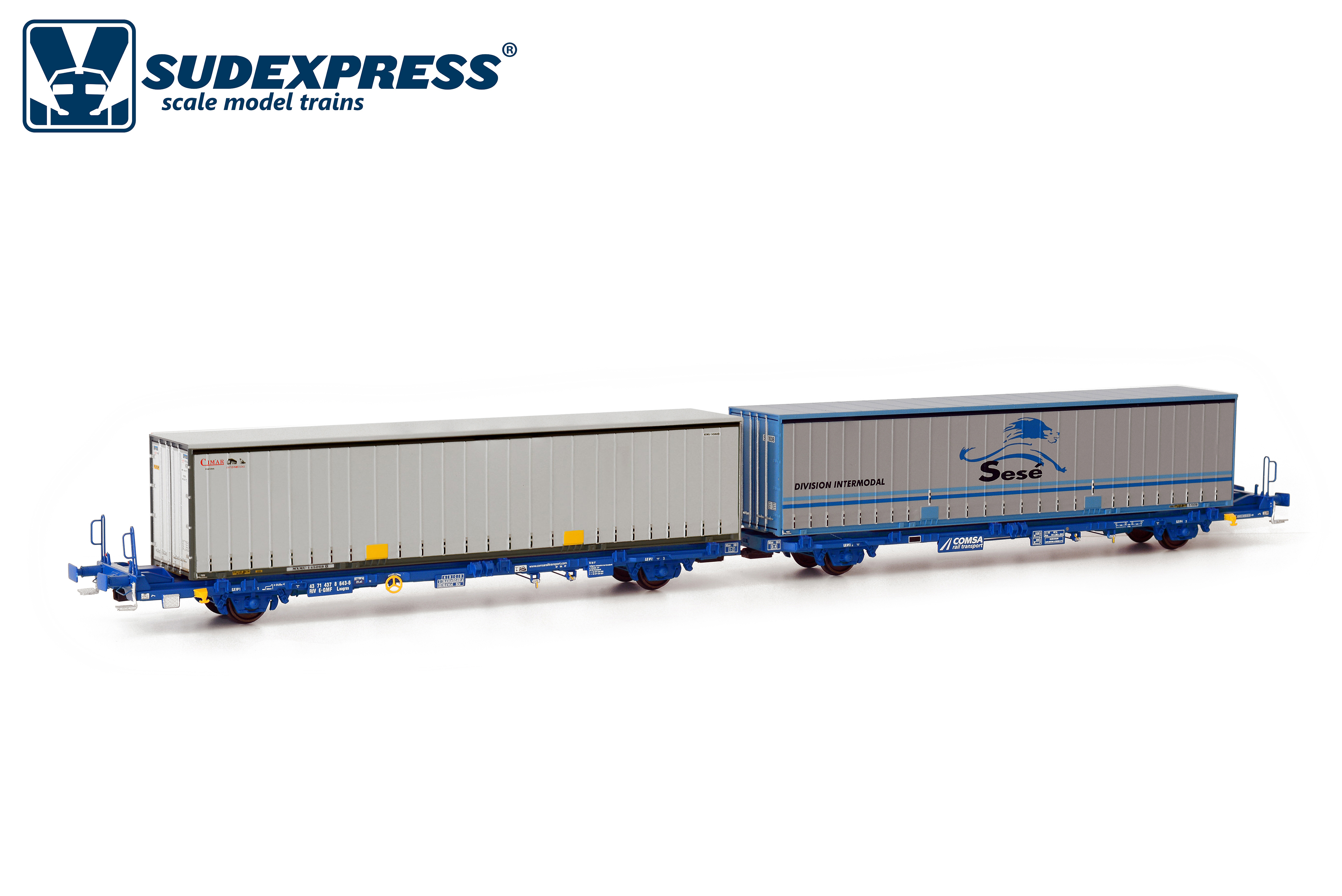 Sudexpress 40217 H0 Containerwagen Typ Laagrss Transfesa Schenker DB DC Sudexpress 40217 H0 Containerwagen Typ Laagrss Transfesa Schenker DB DC